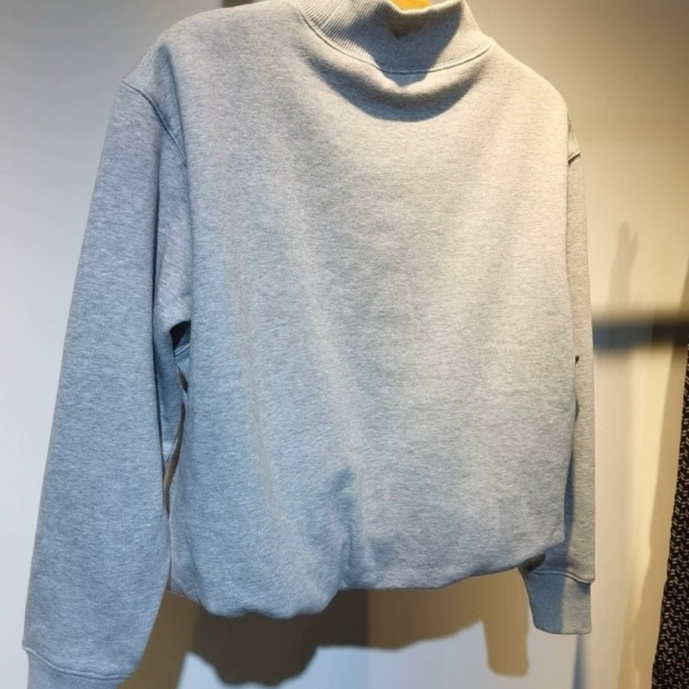 IRO Gray Cropped Sweatshirt - Picture 5 of 6